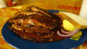 plate of ribs