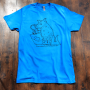 Thirsty Armadillo Tee - Blue