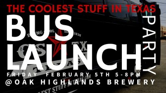Join Us on Friday for the Official Bus Launch Party!